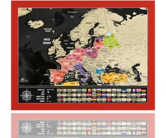 Uab Smagos Nutrinamas žemėlapis Europa su rėmeliu