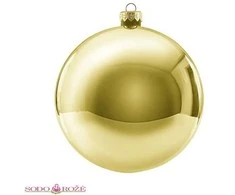Kalėdinis PVC bumbulas (auksinis) 20cm