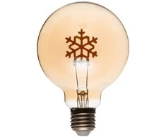LED Retro lemputė su snaige E27 lizdui