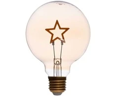 LED Retro lemputė su žvaigžde E27 lizdui