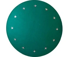 LED šviečiantis kilimėlis po eglute 100cm, žalias