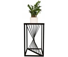 Framado Metalinis Stovas Gėlėms RIVER Juodas 40cm