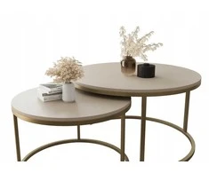 Furniture Package Žurnalinis kavos staliukas spalva kašmyras/auksas