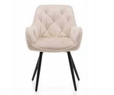 Home Design GLAMOUR GLAMOUR MINŠTA DAUGINĖ KĖDĖ, MODERNAUS VELIŪRAS, Smėlio spalvos