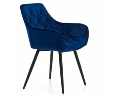 Home Design GLAMOUR GLAMOUR MINŠTA DYGINĖ KĖDĖ, MODERNUS VELIŪRAS, TAISYVAI MĖLYNA