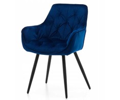 Home Design GLAMOUR GLAMOUR MINŠTA DYGINĖ KĖDĖ, MODERNUS VELIŪRAS, TAISYVAI MĖLYNA