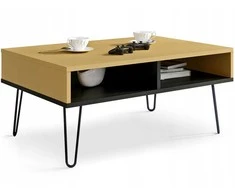 Ifuture Kavos Staliukas PIKO Dijon/Juodas - LOFT TABLE RETRO GOLD