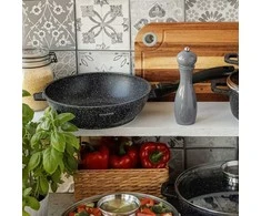 Neprideganti gili keptuvė indukcinei kaitlentei Konighoffer Pollo Juodas 24 x 7 cm