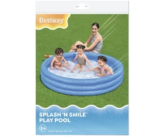 Baseinas Dmuchany Dla Dzieci Mėlyna Splash N Smile 152cm Bestway 51026