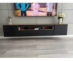 TV staliukas SFM Televizoriaus spintelė universali komoda pastatoma ir pakabinama 200x36,8x41,2 cm Odyn