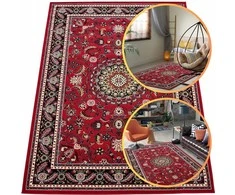 Toda Carpets Raudonas Trumpo Plauko Kilimas VENEZIA