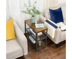 Zender Textile Kavos Staliukas Žurnalinis Stalelis Industrinis Loft Stilius