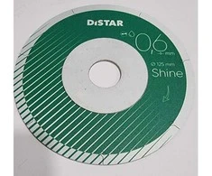 0,6mm švaraus pjovimo 125x0,6x6x22,23 Shine, Distar deimantinis diskas plytelėm