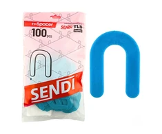 1 mm intarpai plytelėms - pasagos, N-SPACER Sendi, 100 vnt.