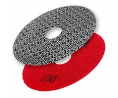 Ø100MM T-REX SENDI deimantiniai plytelių šlifavimo ir poliravimo padukai diskai #50 #100 #200 #400, Grūdėtumas: 50