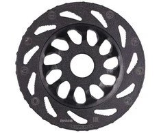 125 mm betono, dažų, klijų, lako, polirmerų šlifavimo diskas Distar Žalias Point
