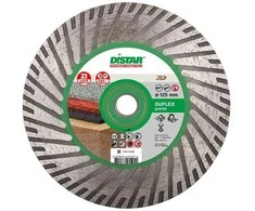 125MM DISTAR TURBO DUPLEX GRANITE Akmens pjovimo ir šlifavimo diskas su flanšu (M14)