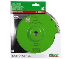 230MM DISTAR TURBO ELITE ACTIVE Deimantinis akmens pjovimo diskas su flanšu