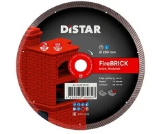 250MM DISTAR FireBRICK šamotinių plytų ir klinkerio pjovimo diskas