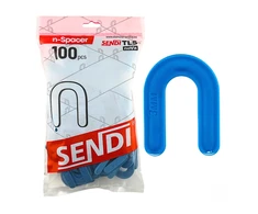 3 mm intarpai plytelėms - pasagos, N-SPACER Sendi, 100 vnt