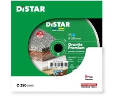 350 mm Deimantinis pjovimo diskas granitui DISTAR GRANITE PREMIUM 7D, Jungties skersmuo: 32 mm