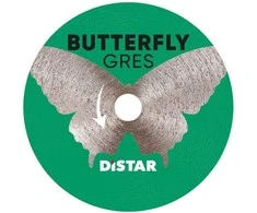 45 mm, ploniausias - 0,45 mm storio deimantinis diskas graveriui, plytelėms pjauti, Butterfly, Distar