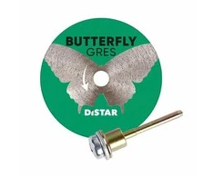 45 mm deimantinis diskas su koteliu graveriui, plytelėms pjauti, Butterfly, Distar