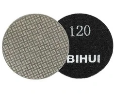 Ø50mm šlifavimo ir poliravimo padukas-diskas Bihui, keramikos, porceliano plytelėms, graveriui #1 #2 #3 #4 grubumo, Šlifavimo / poliravimo disko grubumas: #4
