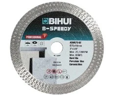 76 mm x 10 mm deimantinis diskas plytelėms B-SPEEDY BIHUI