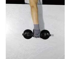 85 kg 125mm Dvigubas vakuuminis pritraukėjas plytelėms, stiklui BIHUI