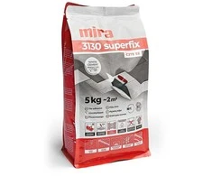 Balti labai elastingi plytelių klijai Mira 3130 Superfix (C2TE S2) 15 kg