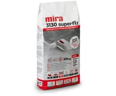 Balti labai elastingi plytelių klijai Mira 3130 Superfix (C2TE S2) 20 kg