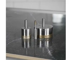 Distar 5mm, 6mm, 35mm, 42mm, 65mm, 60mm, 68mm, 70mm, 86mm, 110mm šlapio gręžimo karūnėlės glazūruotoms, porcelianinėms plytelėms, stiklui Ultra Clean, Karūnėlės skersmuo: 6 mm