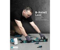 BIHUI B-Rollex 100 cm smūgiams atsparus aliumininis gulsčiukas