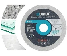 Bihui Slab 125 mm deimantinis diskas stiklo, akmens masės, porcelianinių plytelių pjovimui