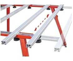 Darbo stalas didelio formato plytelėms Table-One 115 x 180 cm, Montolit 300-20