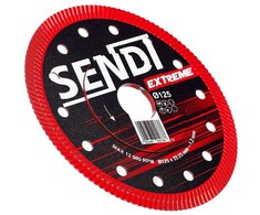 Deimantinis diskas SENDI EXTREME Ø125 x 1,2 x 22,23mm plytelių pjovimui