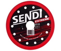 Deimantinis diskas SENDI EXTREME Ø125 x 1,2 x 22,23mm plytelių pjovimui