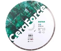 Deimantinis diskas terasinėms plytelėms, klinkeriui 350 x 25,4 mm CeraForce, Distar