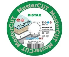 Distar 125mm MasterCUT deimantinis diskas stiklo, akmens masės, porcelianinių plytelių pjovimui