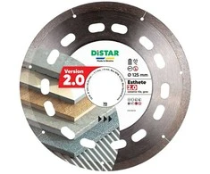 DISTAR ESTHETE 2.0 švaraus pjovimo diskas plytelėms 125mm
