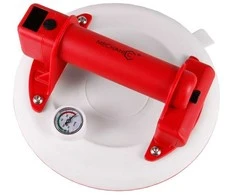 Distar PowerFIX AUTO Baltas 210mm siurbtukas su automatiniu slėgio palaikymu ir manometru plytelių kėlimui