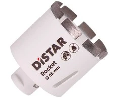 Distar ROCKET karūnėlės plytelėms, granitui, 20mm, 35mm, 45mm, 50mm, 55mm, 65mm, 68mm M14 jungtis, Karūnėlės skersmuo: 20 mm