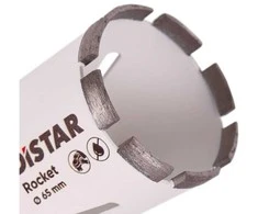 Distar ROCKET karūnėlės plytelėms, granitui, 20mm, 35mm, 45mm, 50mm, 55mm, 65mm, 68mm M14 jungtis, Karūnėlės skersmuo: 50 mm