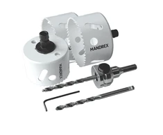 Elektrikams 68mm gręžimo karūna Bi-Metal M42 , HEX 8.5 laikiklis, HSS centr. grąžtas, Mandrex