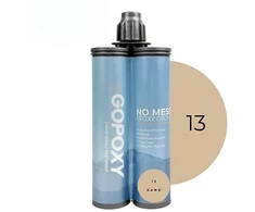 GoPoxy Epoxy 13 - Sand dvikomponentis plytelių tarpų glaistas 400 ml kartridžas