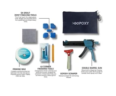 GoPoxy Tool kit rinkinys su vašku ir pistoletu, epoksidiniam plytelių glaistui