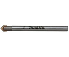 Makita Grąžtas stiklui, 6x58mm, su tiesiu apvaliu koteliu. D-78433