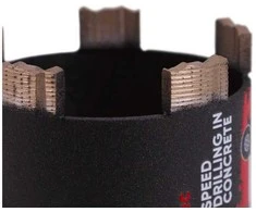 Grąžtas Deimantinė karūna rozetėms gręžti 68 mm, 72 mm, 82 mm RS-X Centrum, Distar su centratoriumi ir adapteriu iš M18 į M16, Karūnos skersmuo, mm: 68 mm