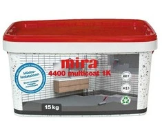 Hidroizoliacinė membrana drėgnoms patalpoms Mira 4400 Multicoat, 15 kg